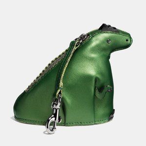 Coach Rexy Coin Case in Green